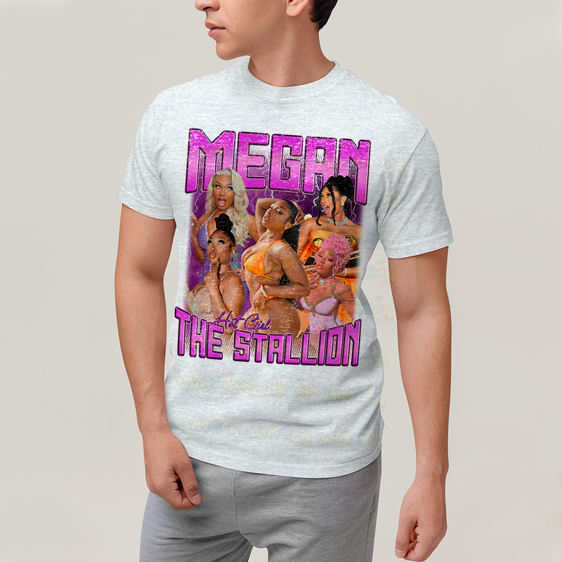 Camiseta Algodão Unissex T shirt - Hot Girl Megan Thee Stallion cantora pop