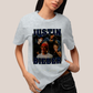 Camiseta Algodão Unissex T shirt Graphic Tee Justin Bieber Azul