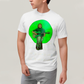 Camiseta Algodão Unissex T shirt Tim Bernardes Verde desenho cantor brasileiro