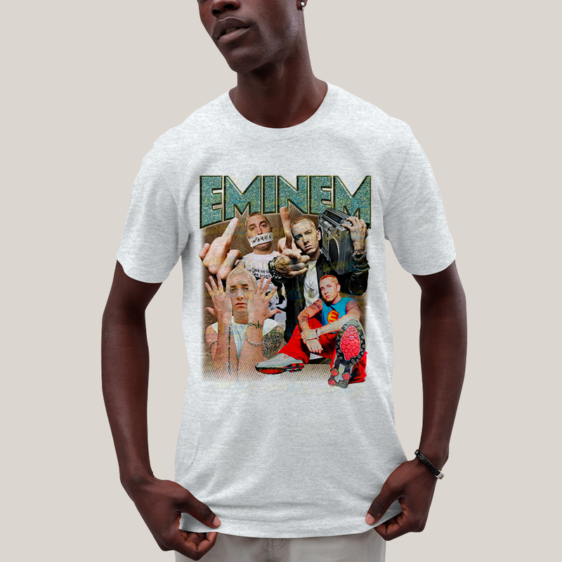 Camiseta Algodão Unissex T shirt - cantor Eminem  rap hip hop