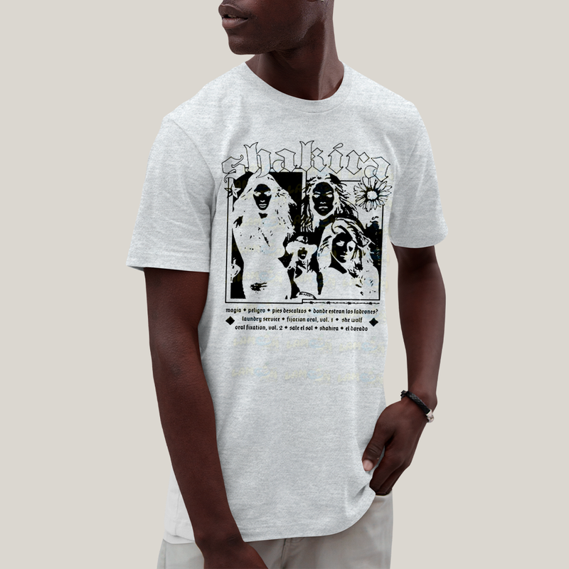 Camiseta Algodão Unissex Tshirt Shakira She Wolf