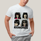 Camiseta Algodão Unissex T shirt - Os Ramones