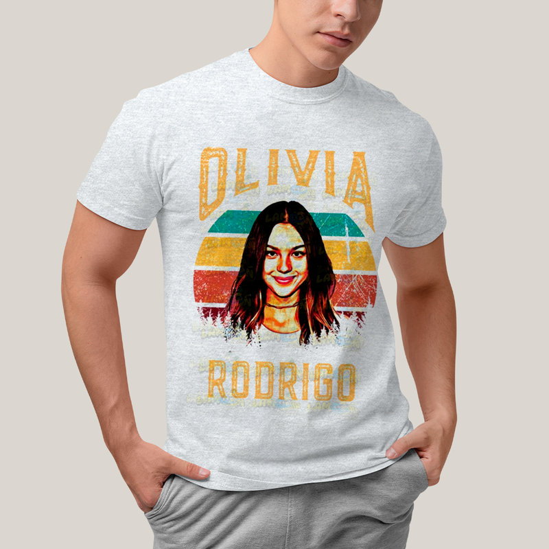 Camiseta Algodão Unissex T shirt Olivia Rodrigo Vintage