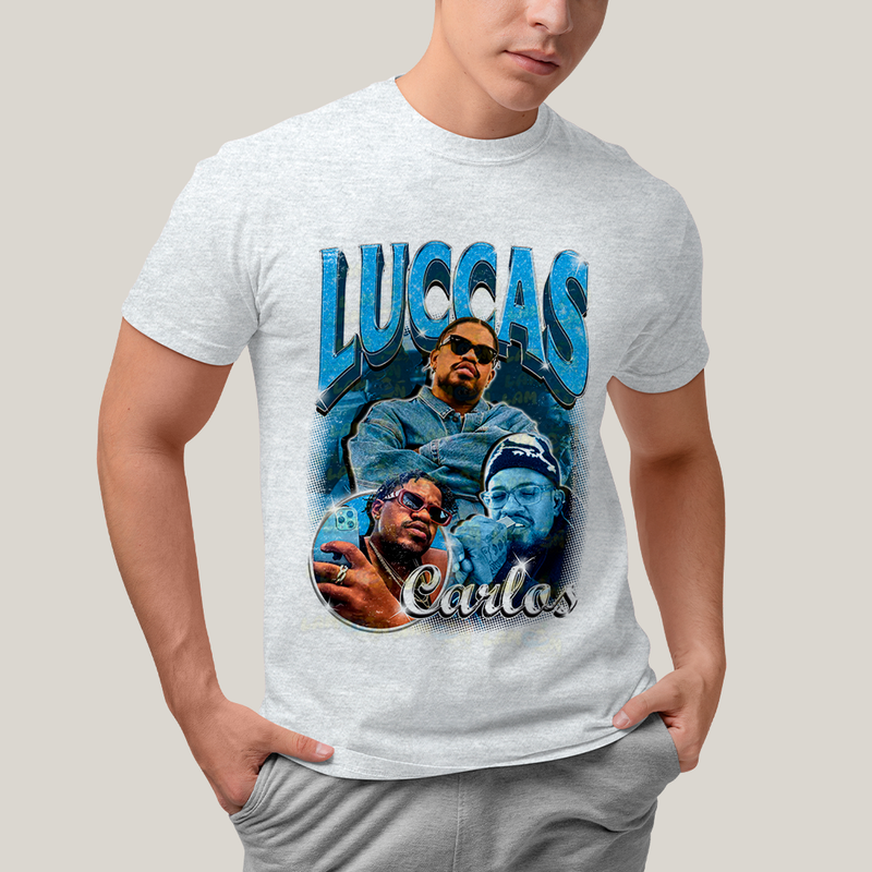Camiseta Algodão Unissex T shirt - Luccas Carlos