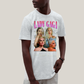 Camiseta Algodão Unissex T shirt Graphic Tee Lady Gaga Pink