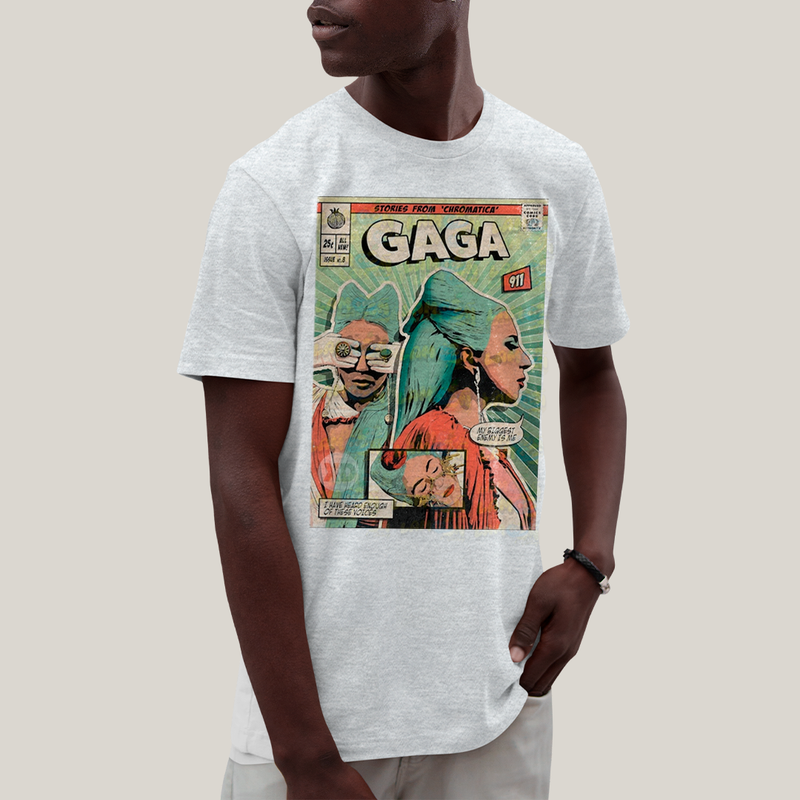 Camiseta Algodão Unissex Tshirt  Lady Gaga Chromatic HQ