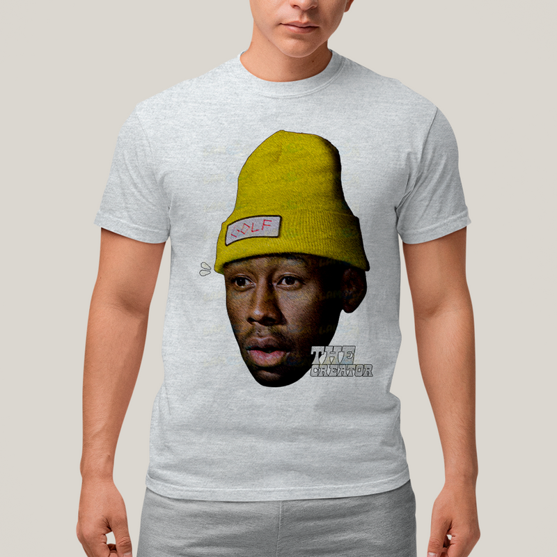 Camiseta Algodão Unissex T shirt The Creator Rosto Golf