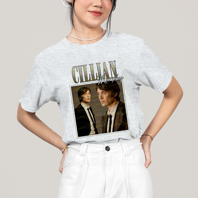 Camiseta Algodão Unissex T shirt Cillian Murphy Vintage