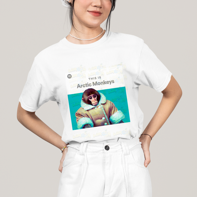 Camiseta Algodão Unissex T shirt Artic Monkeys Meme