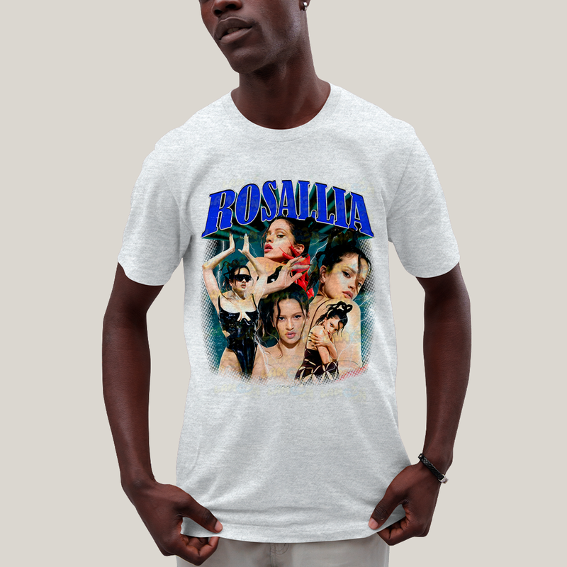 Camiseta Algodão Unissex T shirt - Rosallia Rosalia Cantora