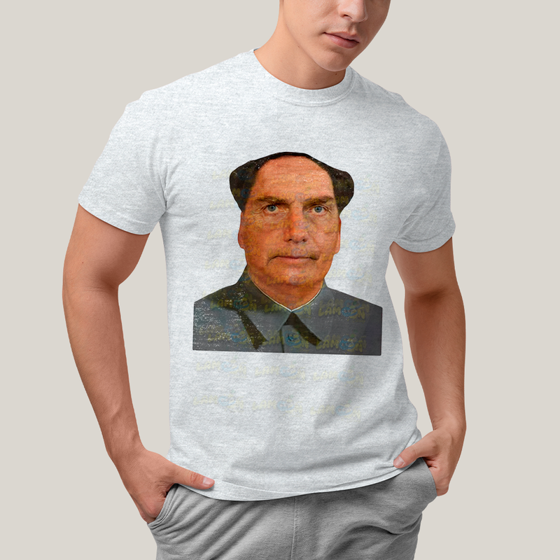 Camiseta Algodão Unissex T shirt -  jair Messias Bolsonaro Dong Meme presidente do brasil