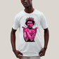Camiseta Algodão Unissex T shirt - Sex Pistols God Save The Queen rosa pink