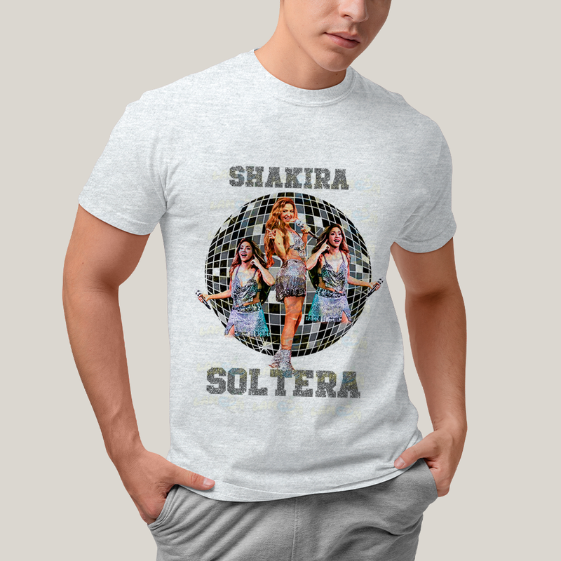 Camiseta Algodão Unissex T shirt -Shakira Soltera
