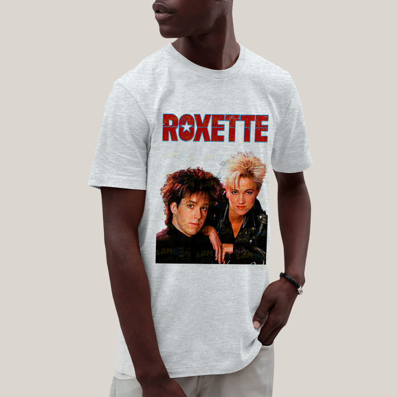 Camiseta Algodão Unissex T shirt Roxette Banda