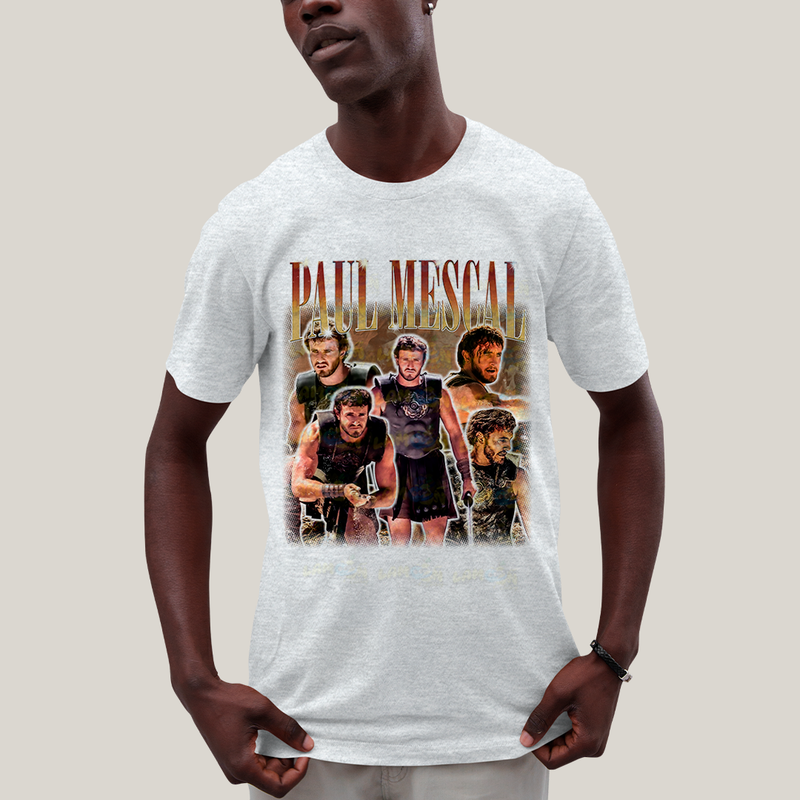 Camiseta Algodão Unissex T shirt Graphic Tee Paul Mescal