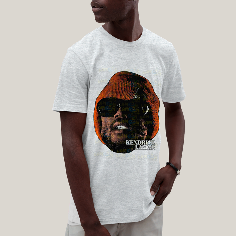 Camiseta Algodão Unissex T shirt -Kendrick Lamar Rosto
