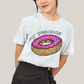Camiseta Algodão Unissex T shirt - O Senhor dos Anéis Meu Precioso donuts rosquinha rosa my precious