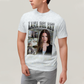 Camiseta Algodão Unissex T shirt Graphic Tee Lana Del Rey Prateado