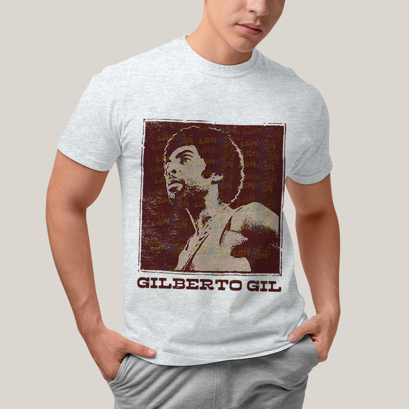Camiseta Algodão Unissex T shirt Gilberto Gill