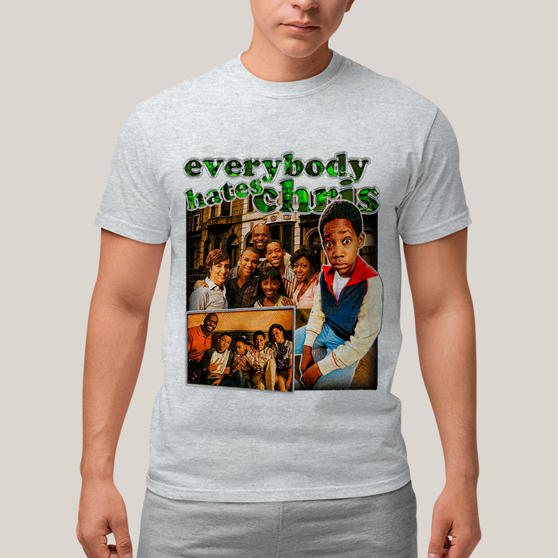 Camiseta Algodão Unissex T shirt -Todo Mundo Odeia o Chris Everybody Hates Chris