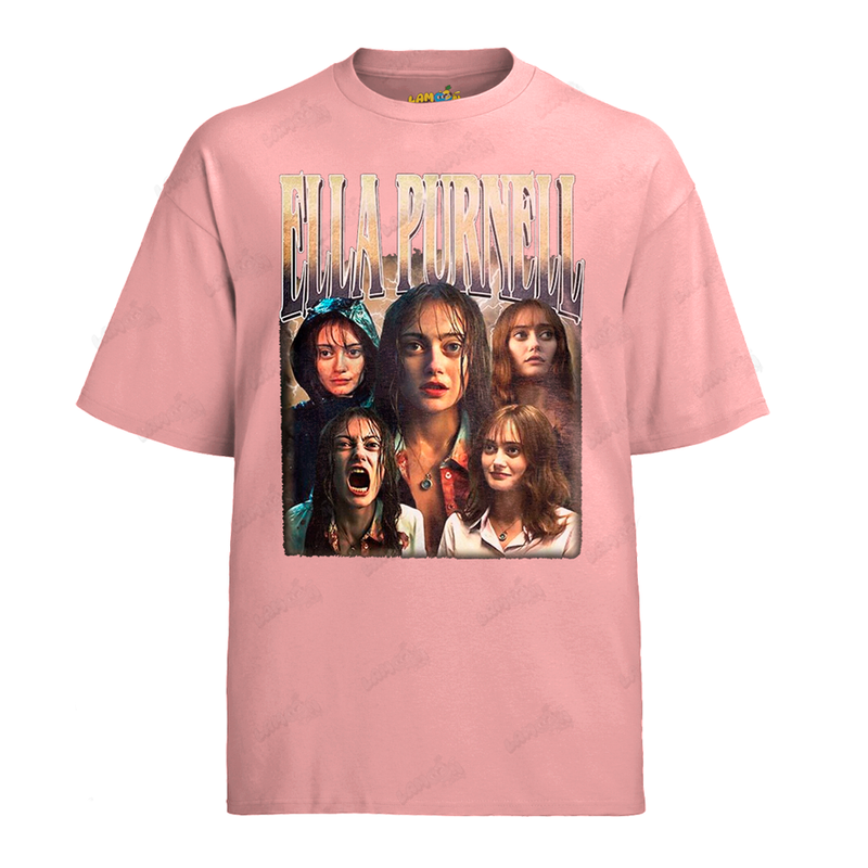 Camiseta Algodão Ella Purnell Atriz 1