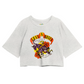 Cropped Oversized Roses Banda Welcome To The Jungle