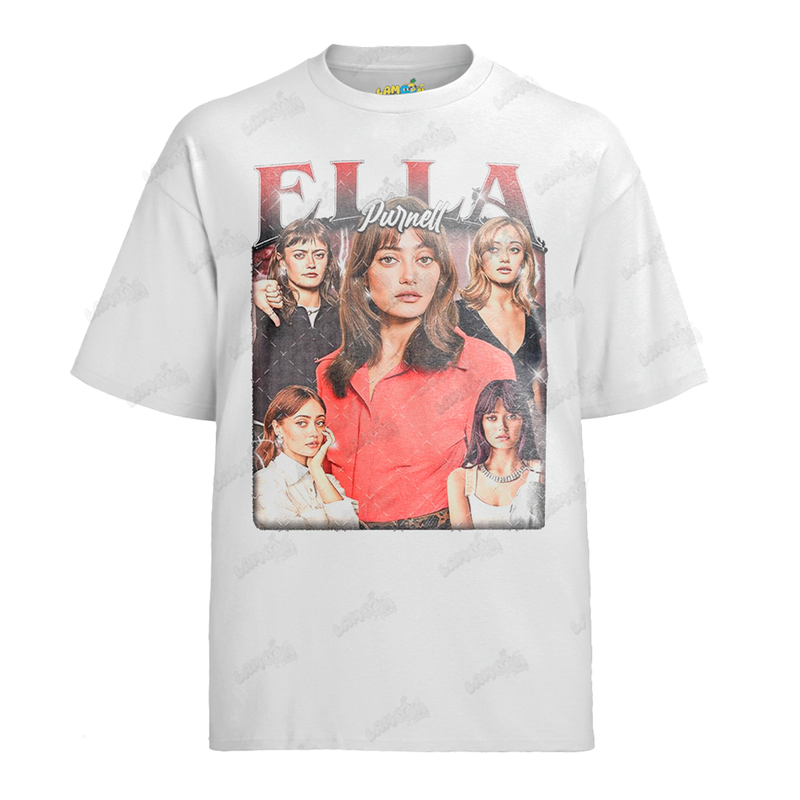 Camiseta Algodão Ella Purnell Atriz 3