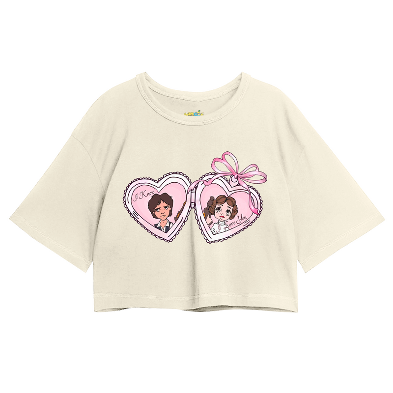 Cropped Oversized Casal Star Princesa Leia e Han Solo