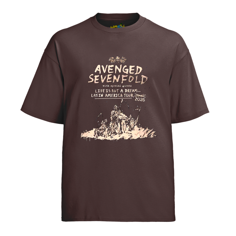 Camiseta Avenged Seven Fold Latin America Tour 2026 FC