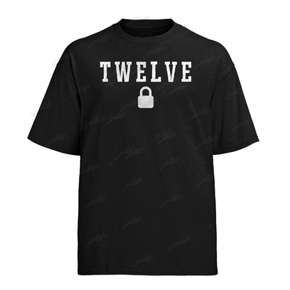 Camiseta Algodão Taylor Swift Twelve Cadeado