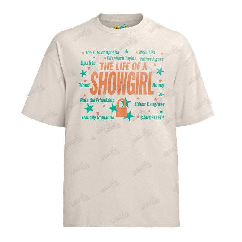 Camiseta Algodão Taylor Swift The Life of a Showgirl