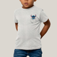 Camiseta Infantil Algodão Unissex T shirt Lilo & Stitch Orelha Caida FC