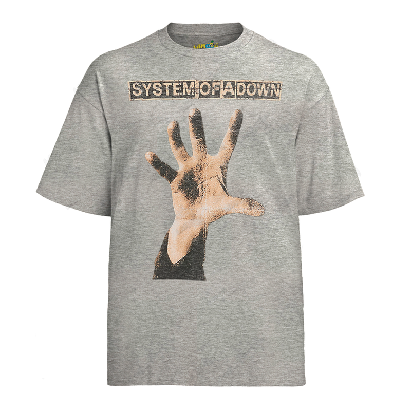 Camiseta Algodão System of Down Hand