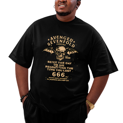 Camiseta Plus Size Avenged Seven Fold 666