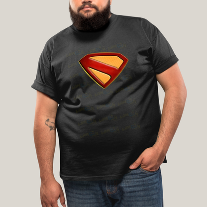 Camiseta Plus Size Algodão Unissex Superman Legacy Logo 2
