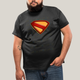 Camiseta Plus Size Algodão Unissex Superman Legacy Logo 2