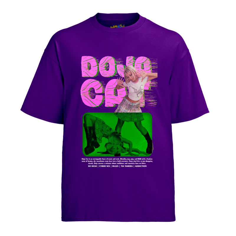 Camiseta Algodão Doja Cat So High Cyber Sex