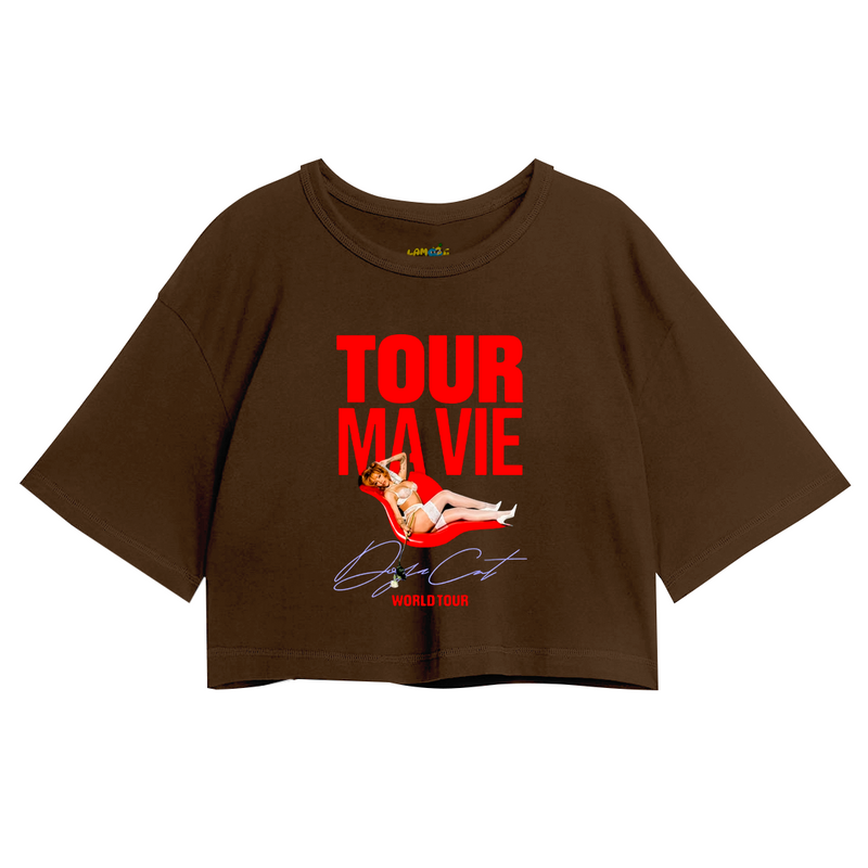 Cropped Oversized Doja Cat Worl Tour Ma Vie