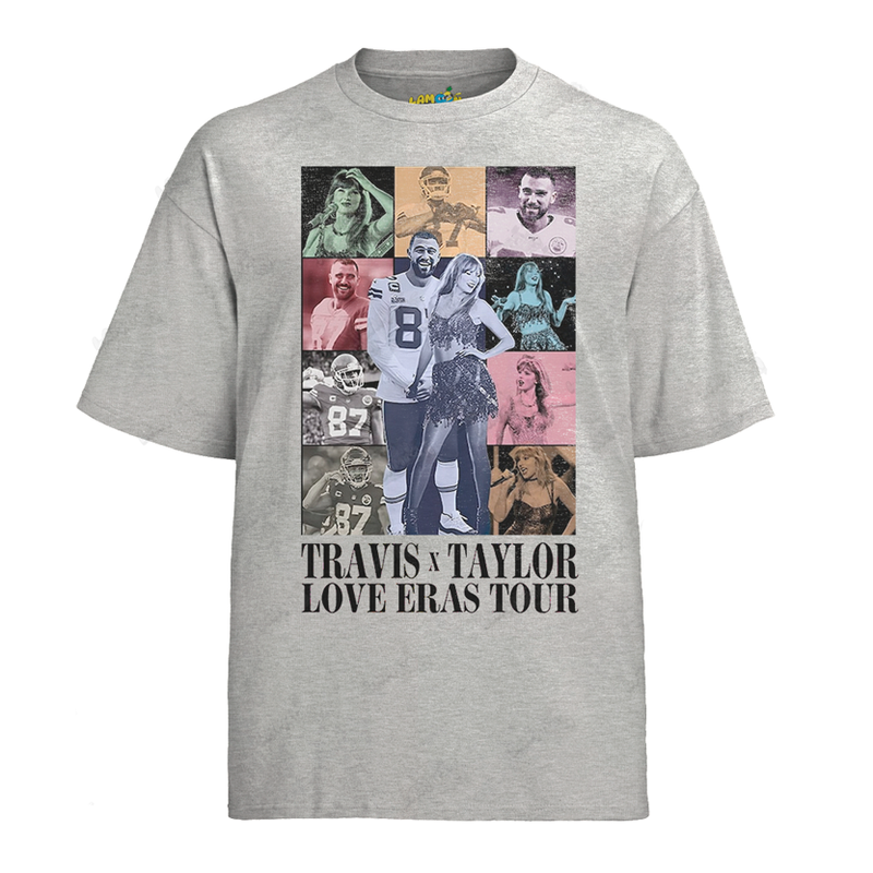 Camiseta Algodão Travis x Taylor Love Eras Tour