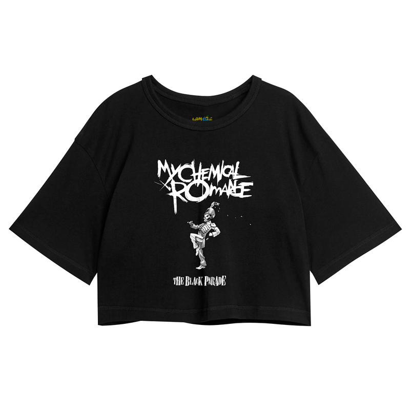 Cropped Oversized My Chemical Romance The Parade