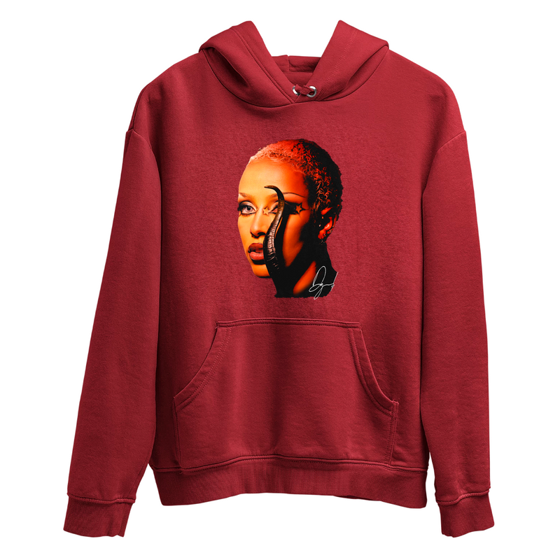 Moletom Canguru Doja Cat Rosto Star