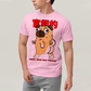 Camiseta Algodão Unissex T shirt - Cachorro Meme pug sexy, butt not vulgar