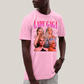 Camiseta Algodão Unissex T shirt Graphic Tee Lady Gaga Pink