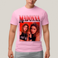 Camiseta Algodão Unissex T shirt Vintage Madonna Vermelho cantora pop