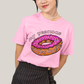 Camiseta Algodão Unissex T shirt - O Senhor dos Anéis Meu Precioso donuts rosquinha rosa my precious