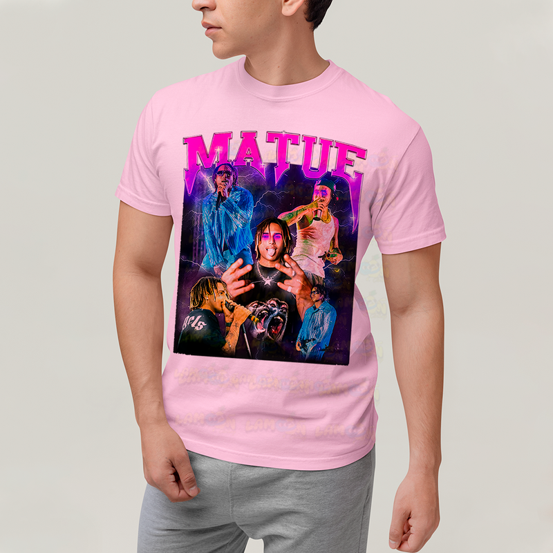 Camiseta Algodão Unissex T shirt - Matue 333 roxo
