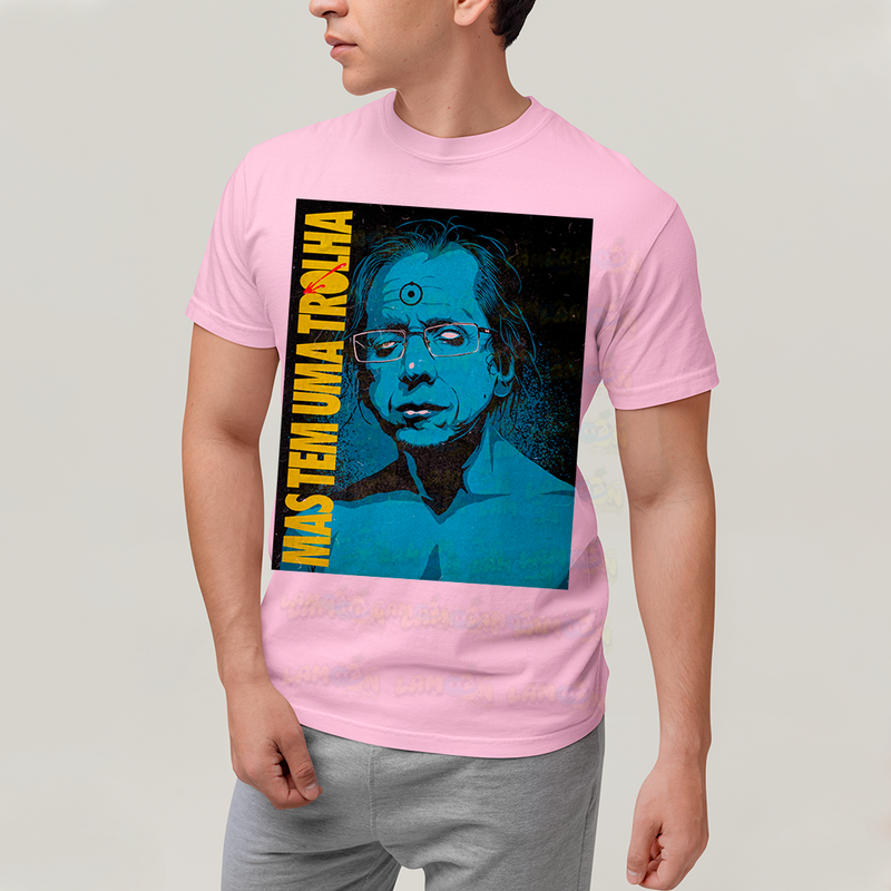 Camiseta Algodão Unissex T shirt - Skylab Mas Tem Uma Trolha Meme Dr Manhattan Watchmen