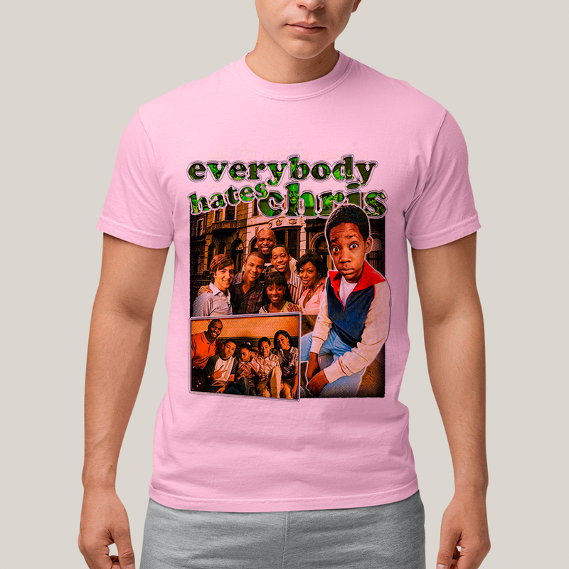 Camiseta Algodão Unissex T shirt -Todo Mundo Odeia o Chris Everybody Hates Chris