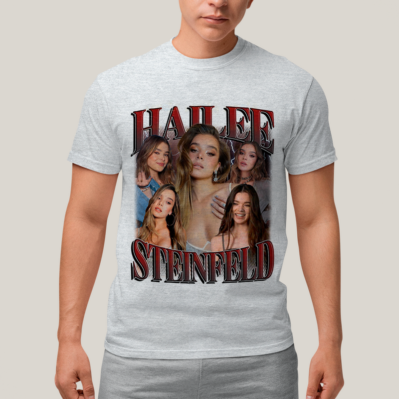 Camiseta Algodão Unissex T shirt Hailee Steinfield Atriz
