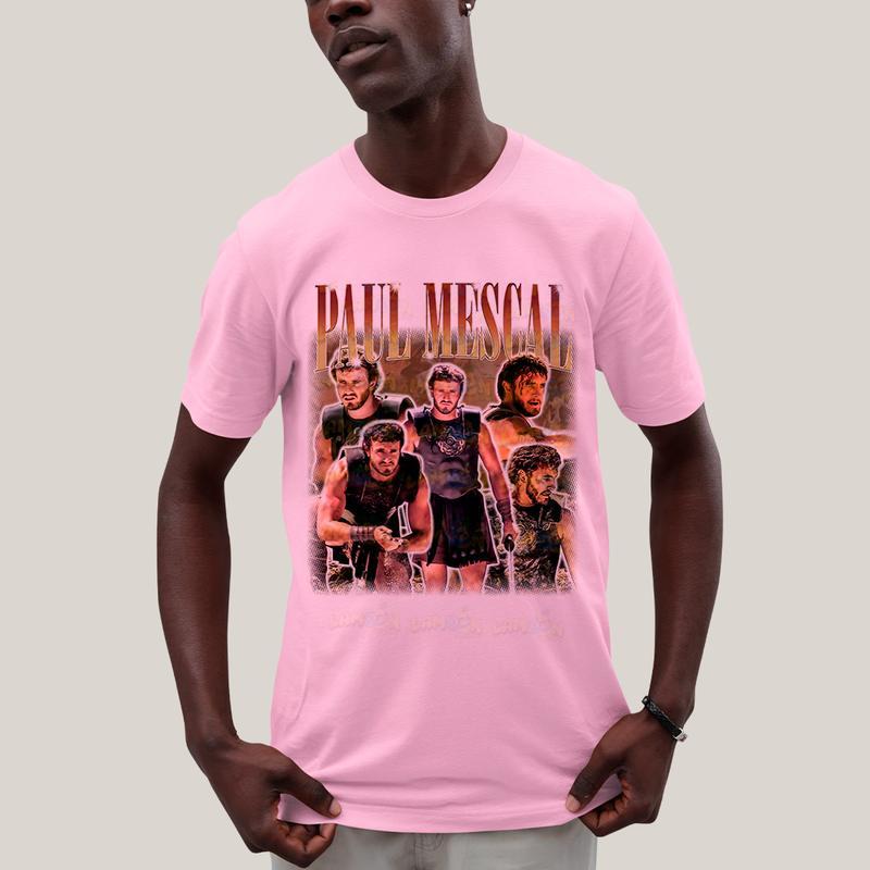 Camiseta Algodão Unissex T shirt Graphic Tee Paul Mescal